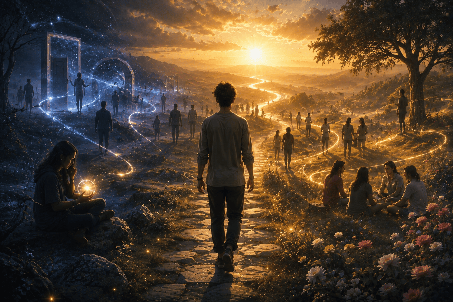 答案的空间：在生命的洪流中找到自己的位置